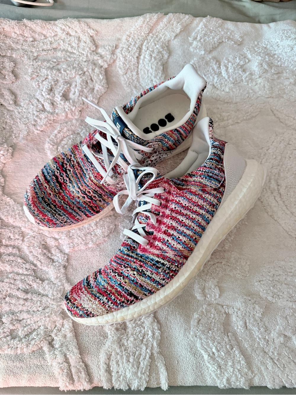 Size 9.5 - adidas Missoni x UltraBoost Clima Multicolor sneakers athletic shoes